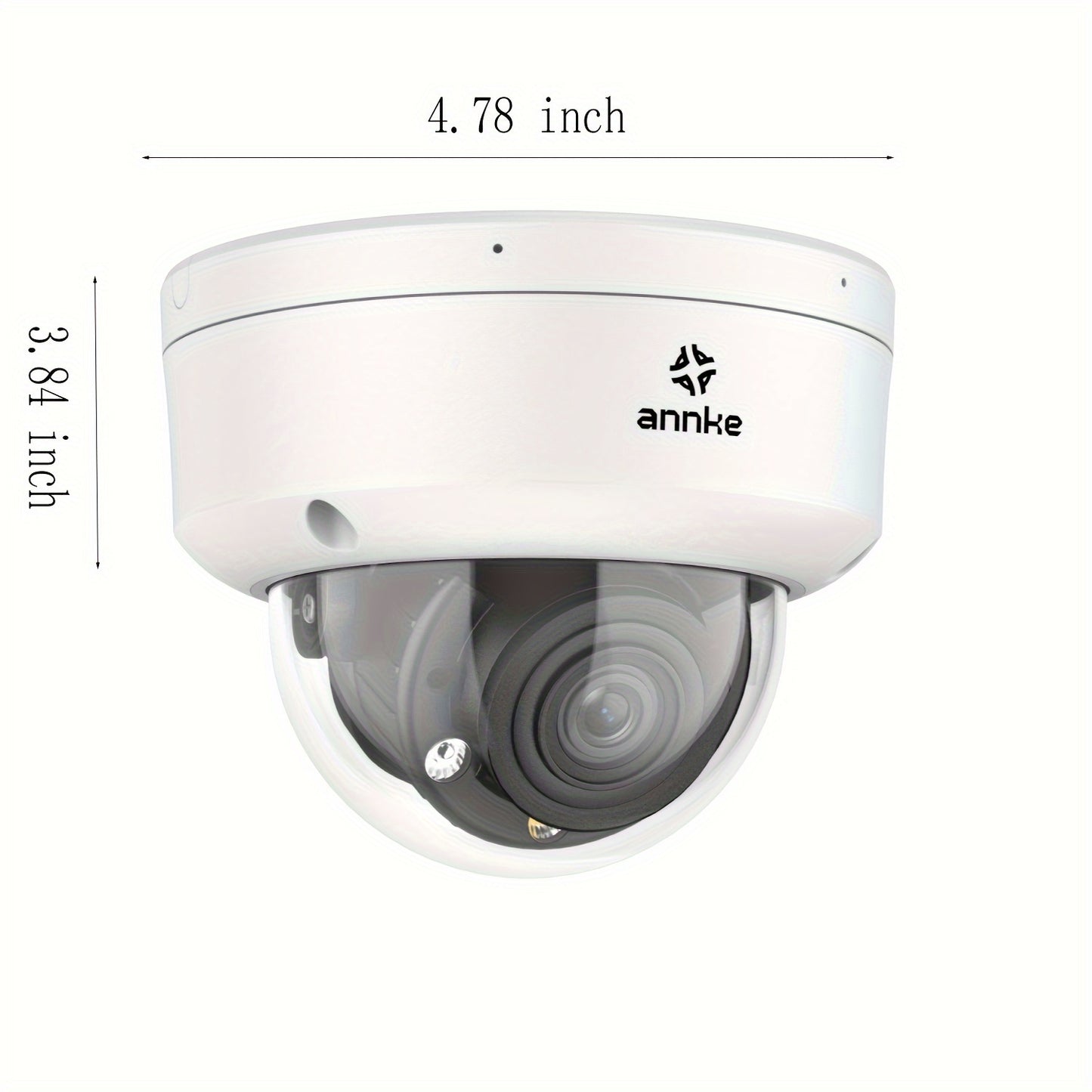 Beveiligingscamera – IP Camera – Camerabewaking – Buitencamera – Surveillance Camera – 4K Ultra HD Resolutie – 4x Optische Zoom – Full Colour Nachtzicht – Persoons- en Voertuigdetectie – Ingebouwde Microfoon