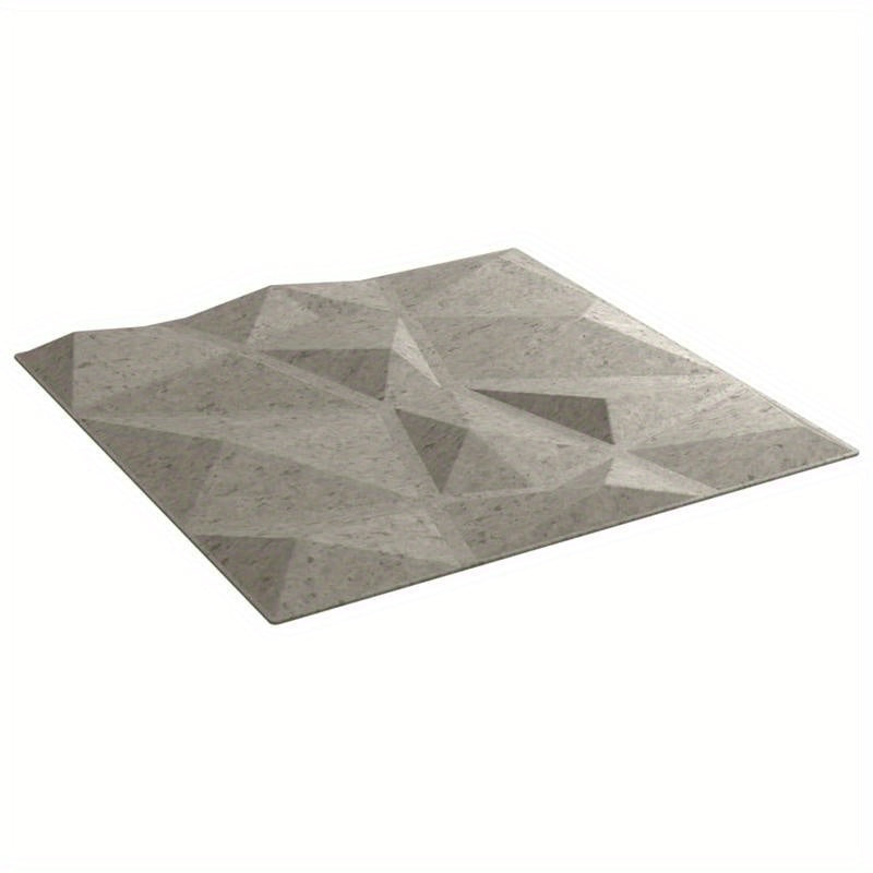 48 Wall Panels Diamond 12 Square Meters 50X50 Cm XPS Concrete