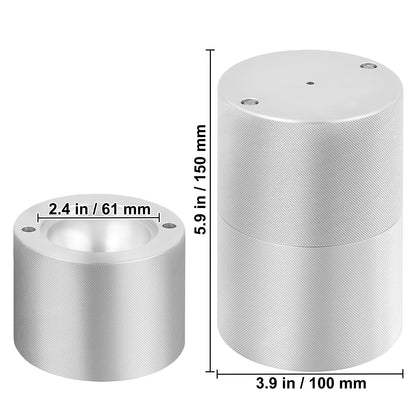 Ijsklontjesvorm – IJsbalvorm – Ijsmaker – IJsblokjesmaker – Ijspers – Aluminium Luchtvaartkwaliteit – 6 cm IJskogel – Inclusief Tong en Druipbakje