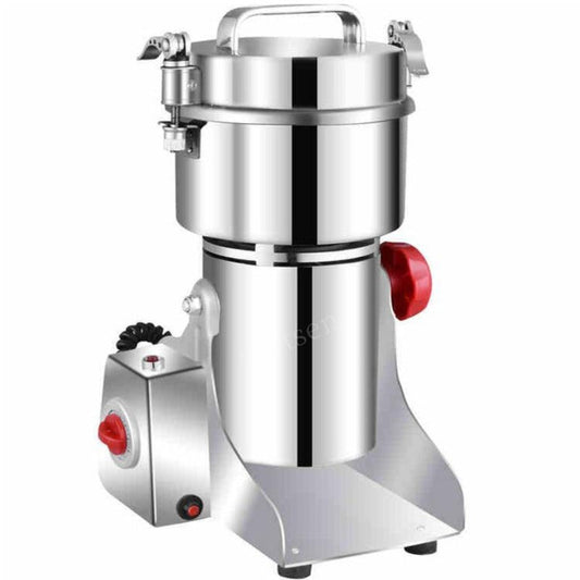 Biolomix - Droogvoermaalmachine - 220V - 2500W - 700g - Roestvrij staal - Geschikt voor het malen van granen - Zilver