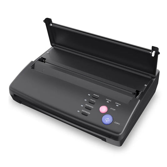 Tattoo Printer - 220V - 5W - 4 standen - Hoge nauwkeurigheid - voor tatoeëerders - Thermische printtechnologie - Zwart - QUORE