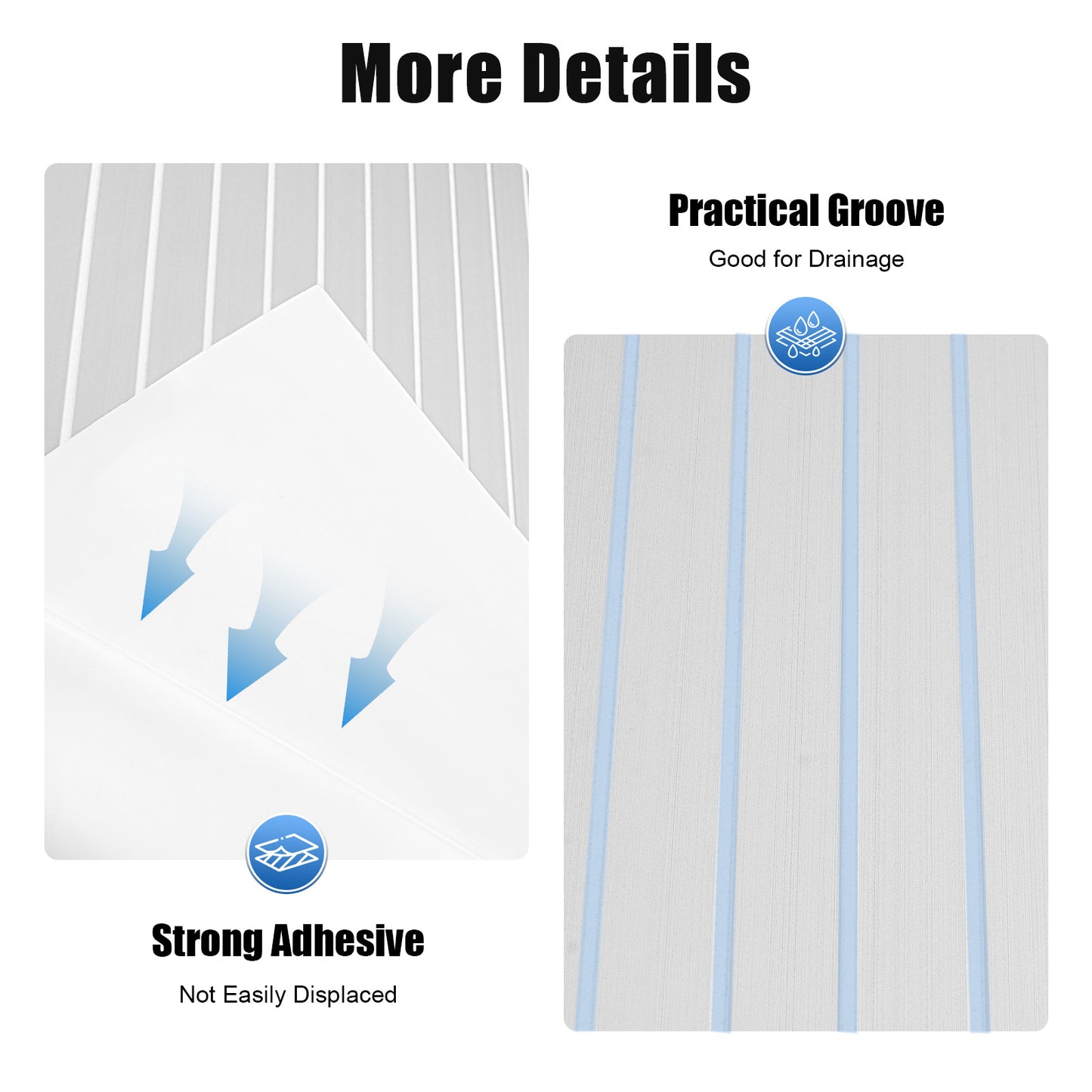 Vloermat – Vloerbedekking – Vloerbescherming – Antislip Mat – Zelfklevende Mat – 240x90 cm – Duurzaam EVA Materiaal