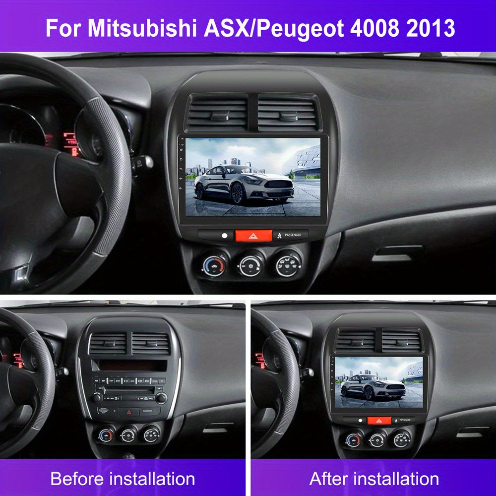 Android Autoradio – Double Din Radio – Touchscreen Radio – Car Stereo – Navigatiesysteem – 10 Inch 1080P Scherm – Wireless Carplay & Android Auto – Ahd Achteruitrijcamera & Microfoon