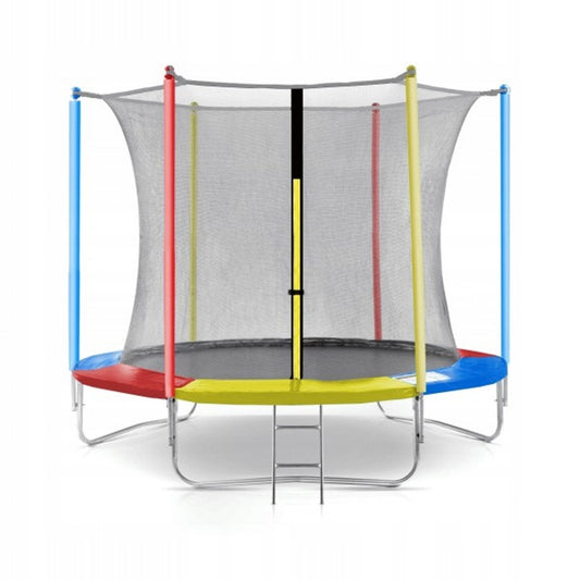 Trampoline – Tuintrampoline – Springkussen – Speeltoestel – Buiten trampoline – 244 cm Diameter – Veilig Net Met Slot
