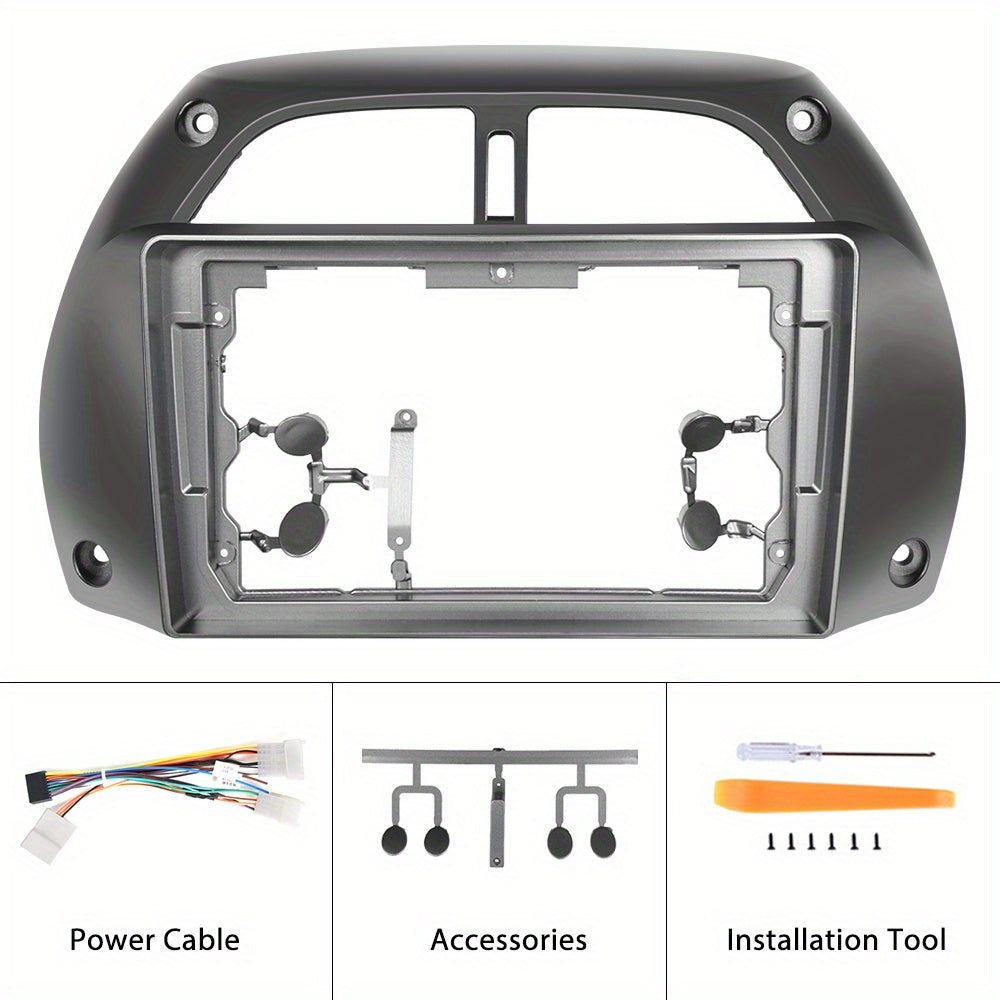 Android 15 Autoradio Toyota RAV4 – Dubbele DIN Multimedia Systeem – Inbouw Radio Navigatie – Draadloos CarPlay Android Auto – 9 Inch Touchscreen – AHD Achteruitrijcamera Met Microfoon