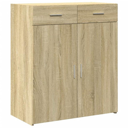 Dressoir – Sideboard – Kasten – Bergmeubel – Opbergmeubel – Sonoma Eiken Bruin – Modern Design – Met Slot – Vloerbevestiging – MDF Hout