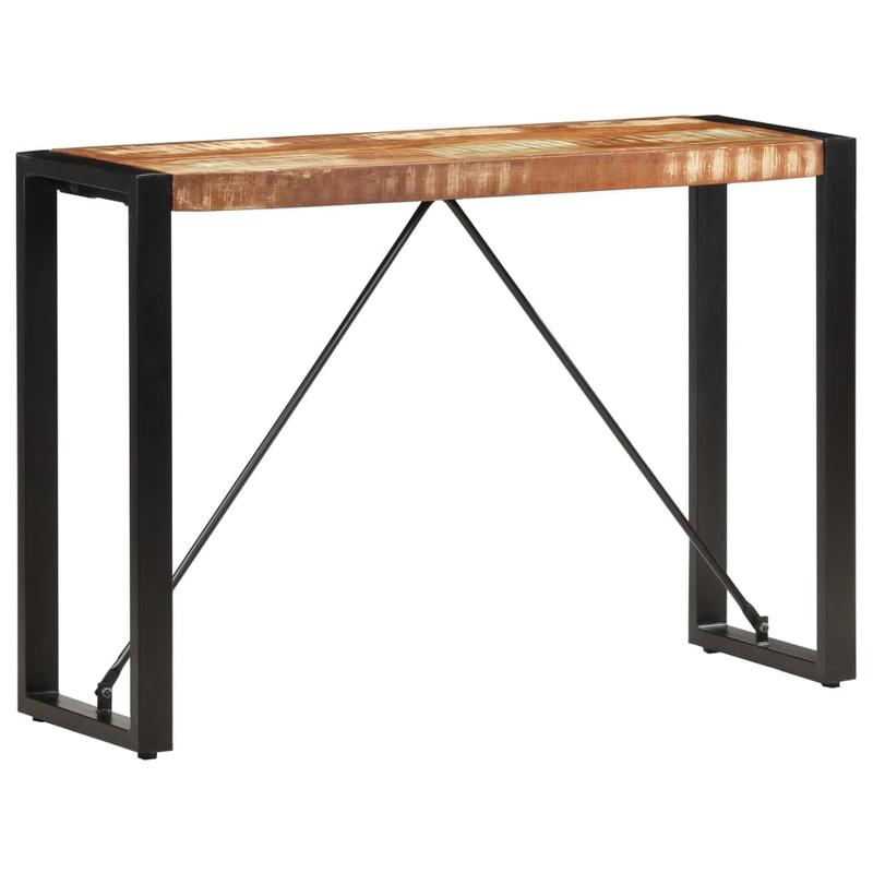 Console Table 110x35x76 cm Solid Reclaimed Wood/Console Table/Desk/Side Table/Garden Table/Phone Table. This sturdy material table is both practical and decorative, perfectly complementing your decor. The surface is ideal for