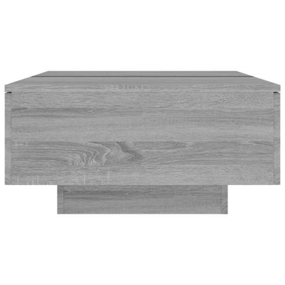 Woonkamertafel – Salontafel – Koffietafel – Bijzettafel – Dressoir Tafel – Grijs – Stevig Hardhout – Compact Ruimtebesparend Design