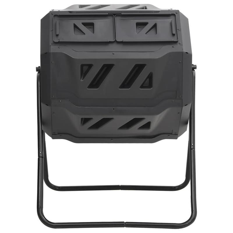 Compostbak – Compostvat – Composter – Compostton – Afvalbak – 160 Liter Inhoud – 360 Graden Draaibaar Ontwerp