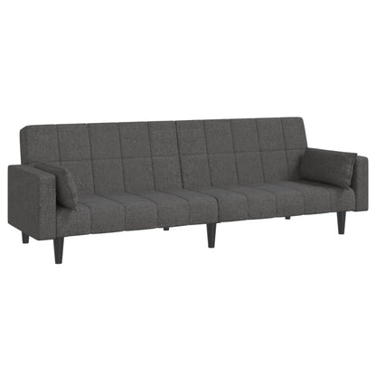 Slaapbank – Slaapstoel – Bedbank – Logeerbed – Futonbank – Crème Kleur – 2-Persoons – Met Stof Bekleding – Met Stevig Metalen Onderstel