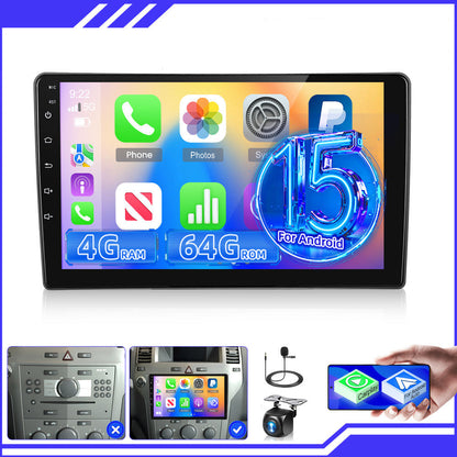 Multimedia Ontvanger Opel – Auto Radio – Navigatiesysteem – Touchscreen – CarPlay Android Auto – 9 Inch Scherm – Wireless Connectiviteit + Achteruitrijcamera