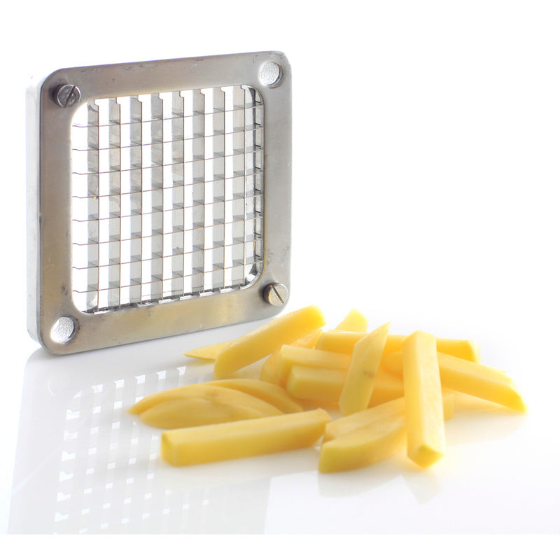 Aardappelsnijder – Frietsnijder – Patatsnijder – Groentesnijder – Fruitsnijder – 4 Verwisselbare Messen – Aluminium Behuizing & RVS Bladen – 43 cm