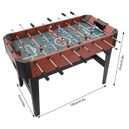 Tafelvoetbaltafel – Voetbalspel – Fussballtafel – Foosball – Tafelvoetbal – Professioneel 8 Sticks Ontwerp – Stalen Frame & Tournament Kwaliteit