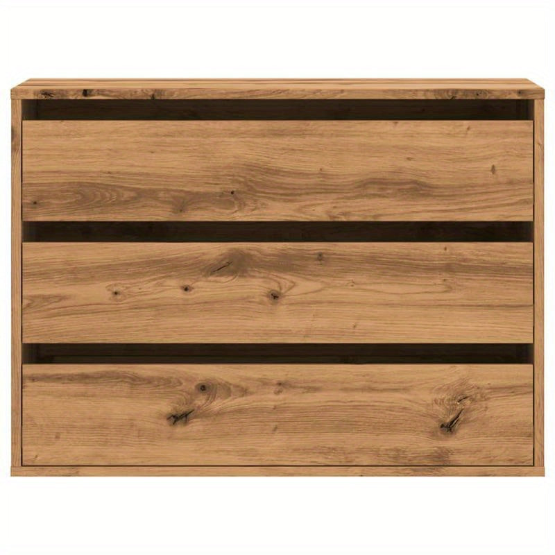 Massief Houten Ladenkast – Opbergkast – Ladekast – Sideboard – Dressoir – Compact 80x41x58 cm – Natuurlijk Hout Bruin
