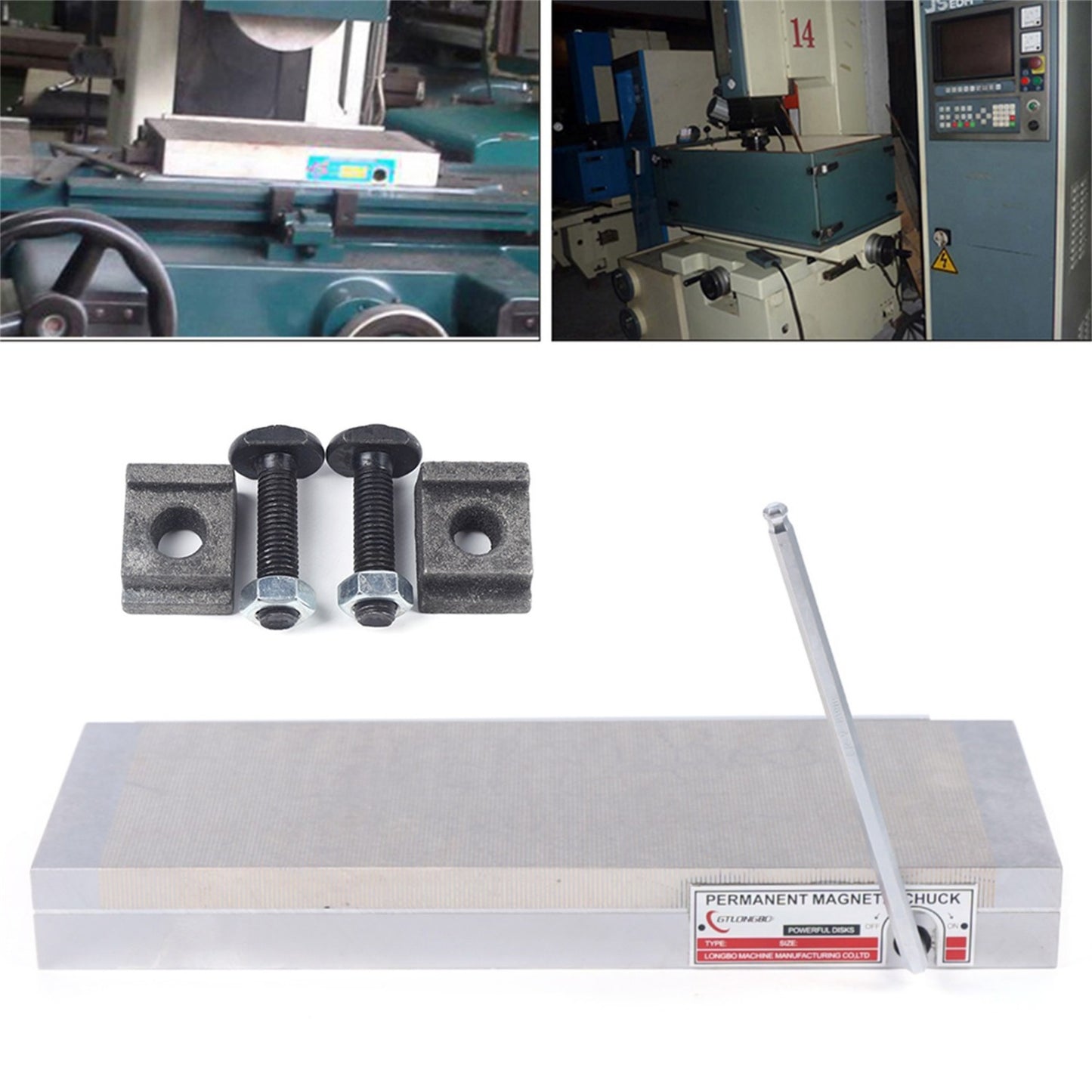 Magnetische Plaat – Magnetische Klemplaat – Magnetische Klemplaatje – Magnetisch Platen – Magnetisch Houder – Permanent Magnetisch – 150x400 mm – Duurzaam Messing Staal