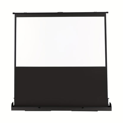 Mobiel Vloerprojectiescherm – Draagbaar Projectiescherm – Presentatiescherm – Thuisbioscoop Scherm – Gaming Scherm – 152,4 cm 16:9 – Handmatig Uittrekbaar Aluminium Frame met Glasvezel