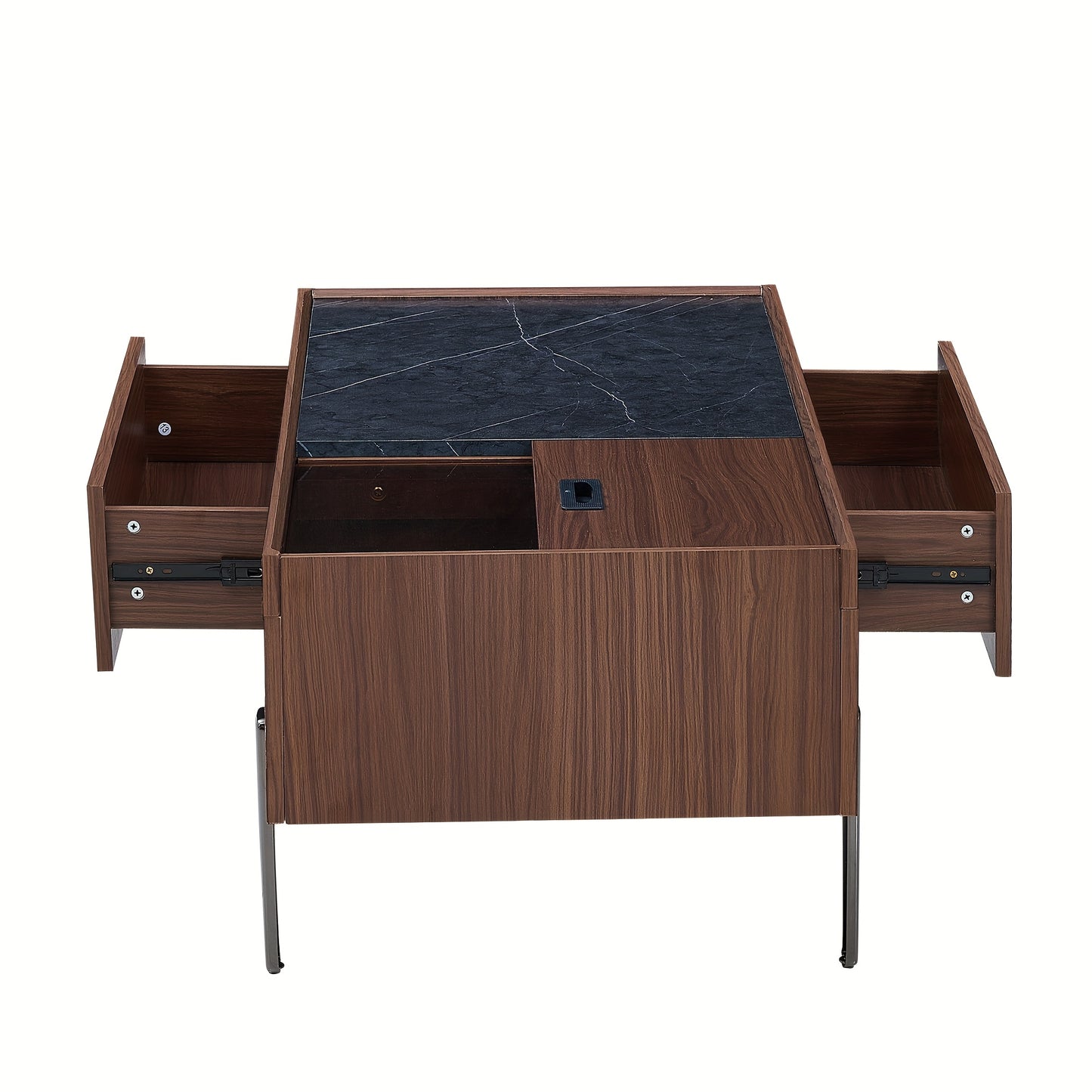 Ronde Marmeren Eettafel – Ronde Tafel – Marmeren Tafel – Eettafel Marmer – Design Eettafel – Wit Marmeren Blad – Gouden Metalen Onderstel – Diameter 100 cm – Stevig & Duurzaam