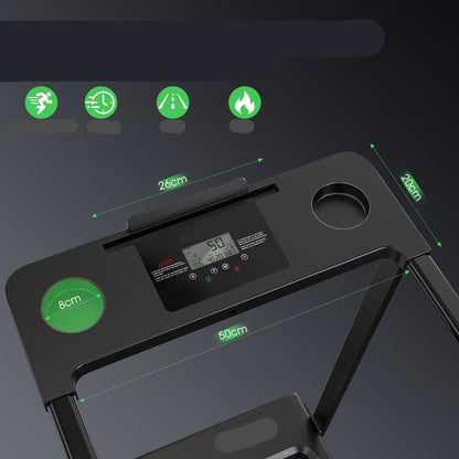 Loopband – Treadmill – Hardloopband – Loopmachine – Fitnessapparaat – Opvouwbaar Ontwerp – 12 Km/U Snelheid - QUORE