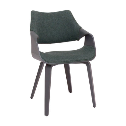 Fauteuil – Zetel – Stoel – Relaxstoel – Leunstoel – Saliegroen Velvet – Plywood Frame – Inclusief Zacht Kussen