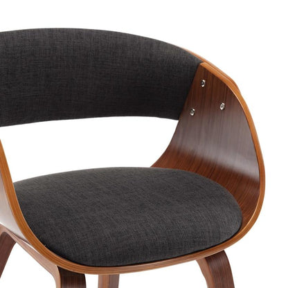 Eetkamerstoelen – Stoelen – Dining Stoelen – Zitmeubels – Stoel Set – Grijs – Stoffen Bekleding – Hardhouten Frame – Comfortabel & Onderhoudsvriendelijk