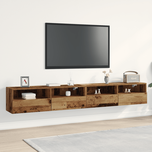 TV Meubel – TV Kast – Media Meubel – TV Stand – Entertainment Meubel – Rustiek Bruin – Duurzaam Hout – Ruimtebesparend Design