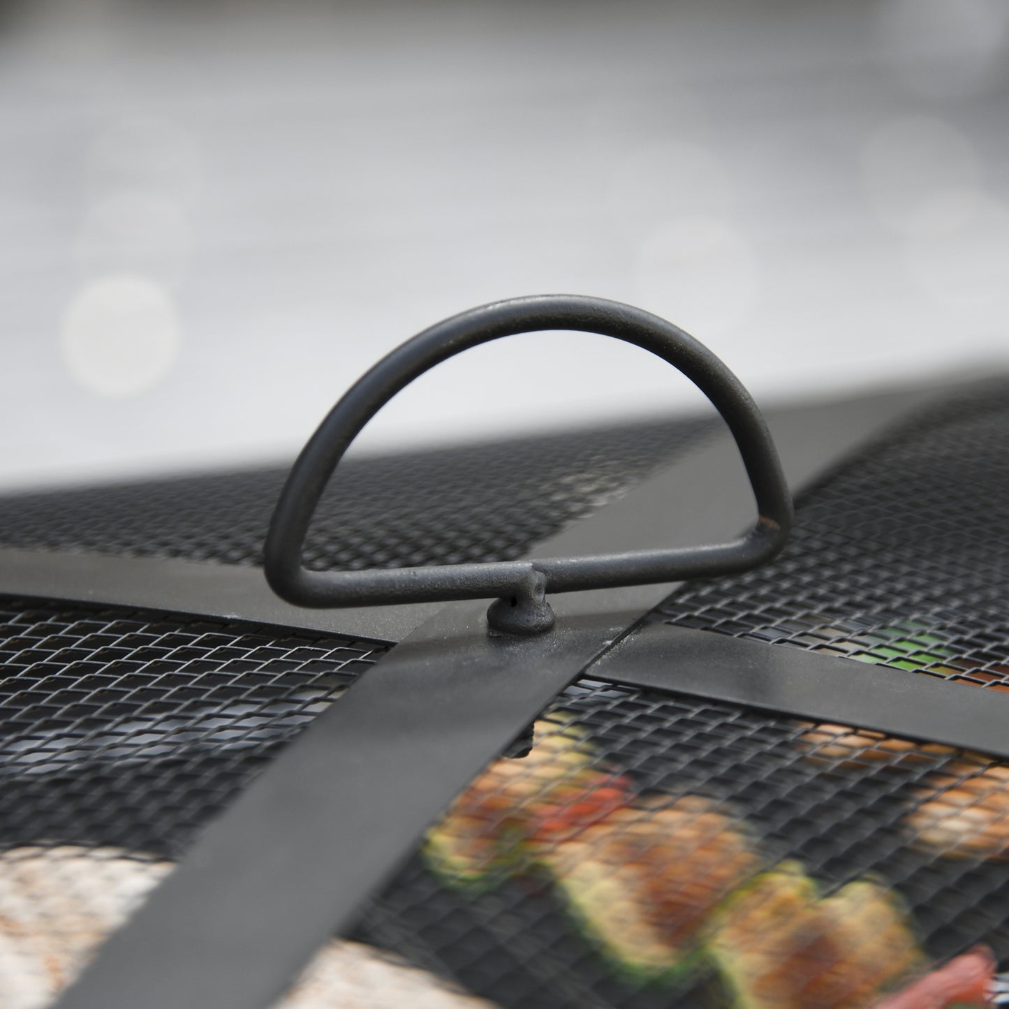 3-in-1 Vuurschaal – Vuurkorf – Vuurmand – Tuinhaard – BBQ Grill – Zwart Gelakt Staal – Tot 500°C Hittebestendig
