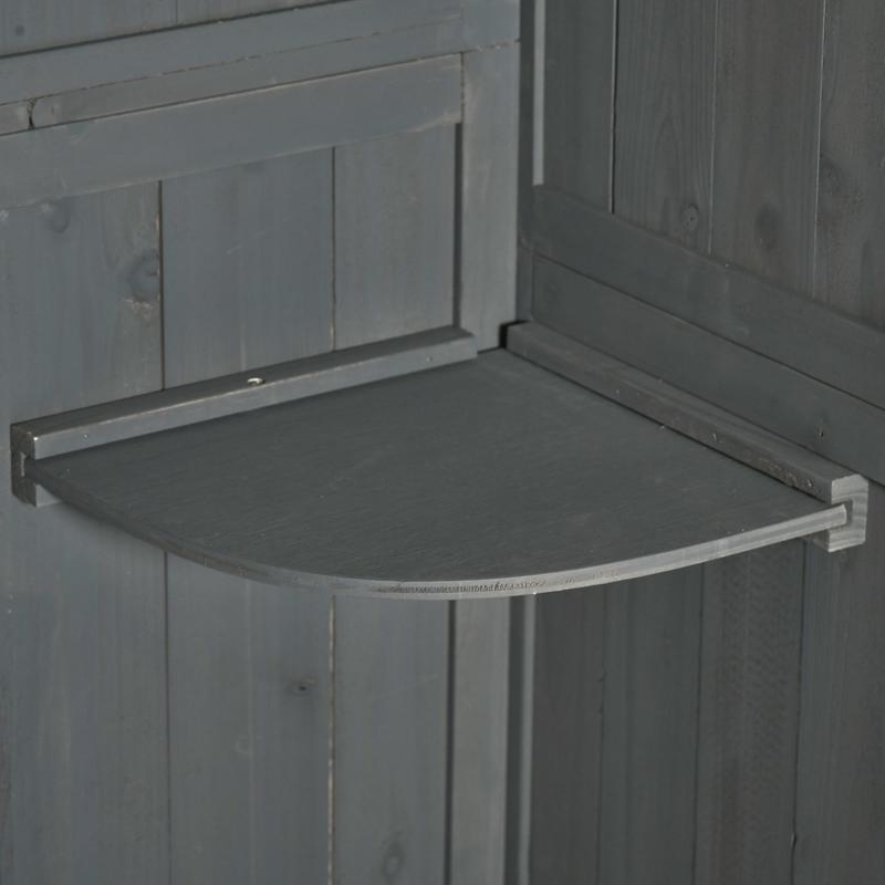 Tuinhuisje – Tuinkast – Tuinschuur – Berging – Gereedschapsschuur – Metalen Tuinkast – Gable Dak – Weerbestendig – 77x54,2x179 cm