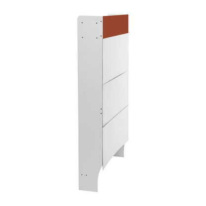 Schoenenkast – Schoenenrek – Schoenenopberger – Opbergkast – Schoenenmeubel – Modern Wit – MDF Materiaal – Flip-Laden Design – Ruimte voor 13+ Paar Schoenen – Muurbevestiging Mogelijk