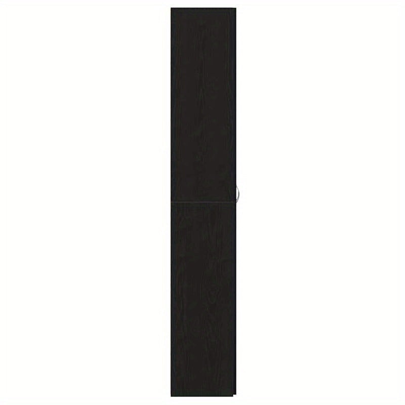 Opbergkast – Opbergmeubel – Kast – Opbergkast Voor Kantoor – Zwarte Eikenhout Composiet – 60x32x190 cm – Stijlvol En Ruim – Duurzaam En Verplaatsbaar