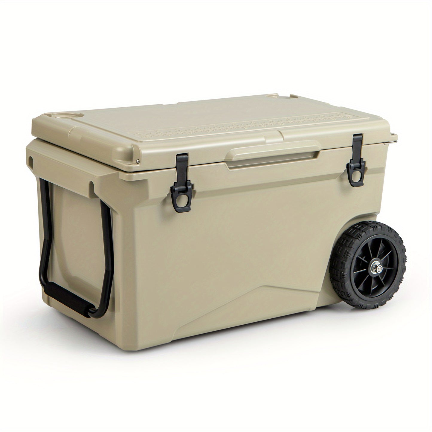 Koelbox – IJskoeler – Picknickkoeler – Campingkoeler – Mobiele Koelbox – Rotomolded Duurzaam Kunststof – 5-7 Dagen Koelduur – All-Terrain Wielen Donkergrijs