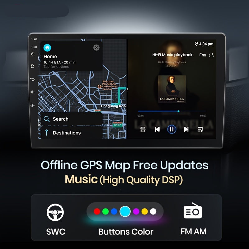 4G Multimedia Speler – Android Autoradio – CarPlay Systeem – 2Din Touchscreen Radio – Mercedes Benz M-Class GL-Class – 9 Inch HD Scherm – Draadloos CarPlay & Android Auto