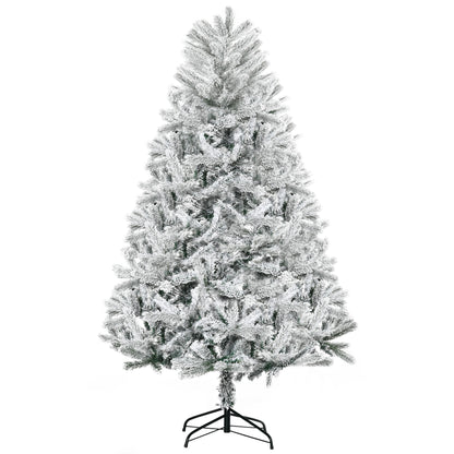 Kunstkerstboom – Nepboom – Sneeuwboom – Kerstboom Wit – Imitatie Nordmann – 180 Cm Hoog – 521 Sneeuwtakken