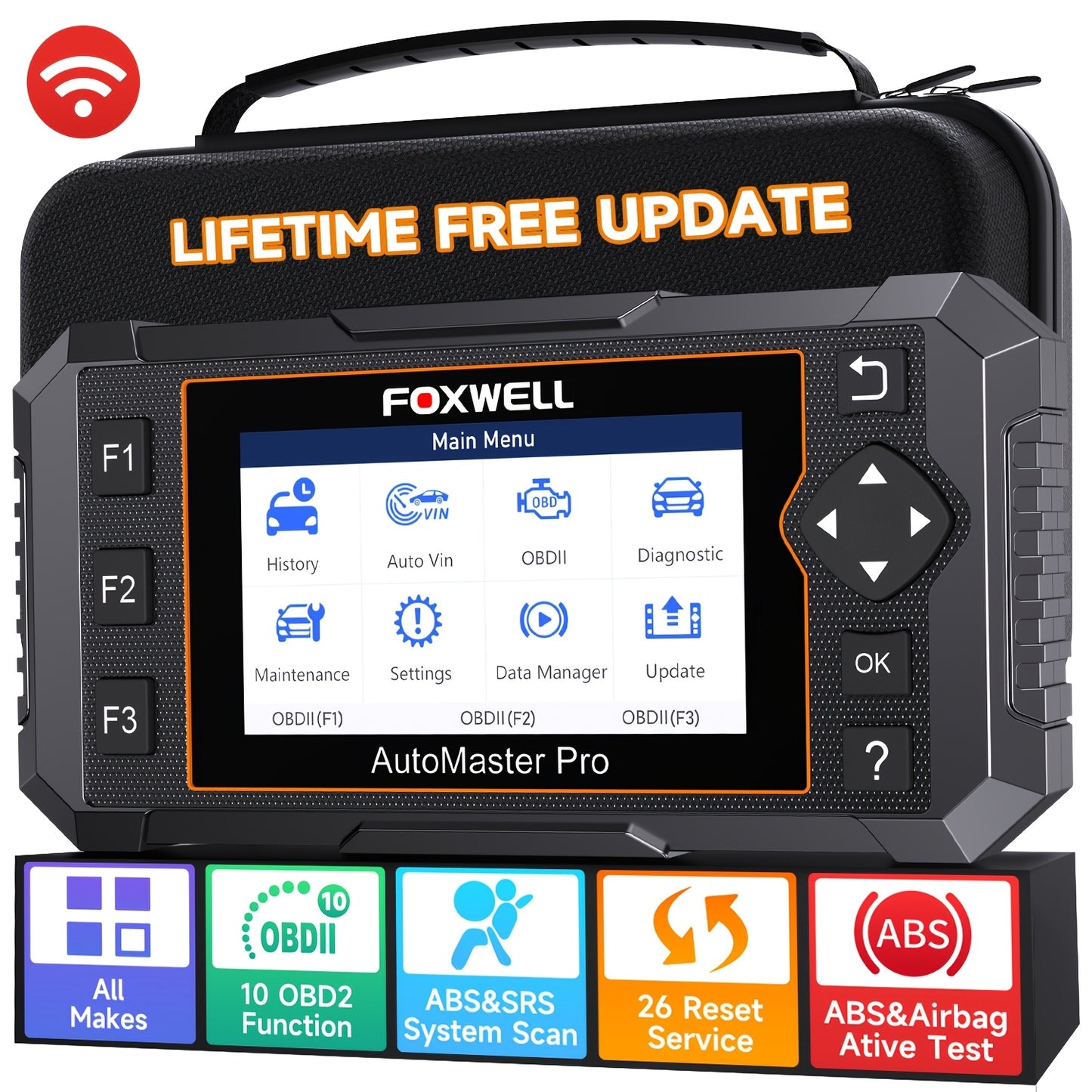 OBD2 Diagnose Scanner – Autodiagnose Tool – Foutcode Lezer – Auto Scanner – Auto Diagnostiek – USB Aansluiting – 25+ Reset Functies – Zonder Batterij