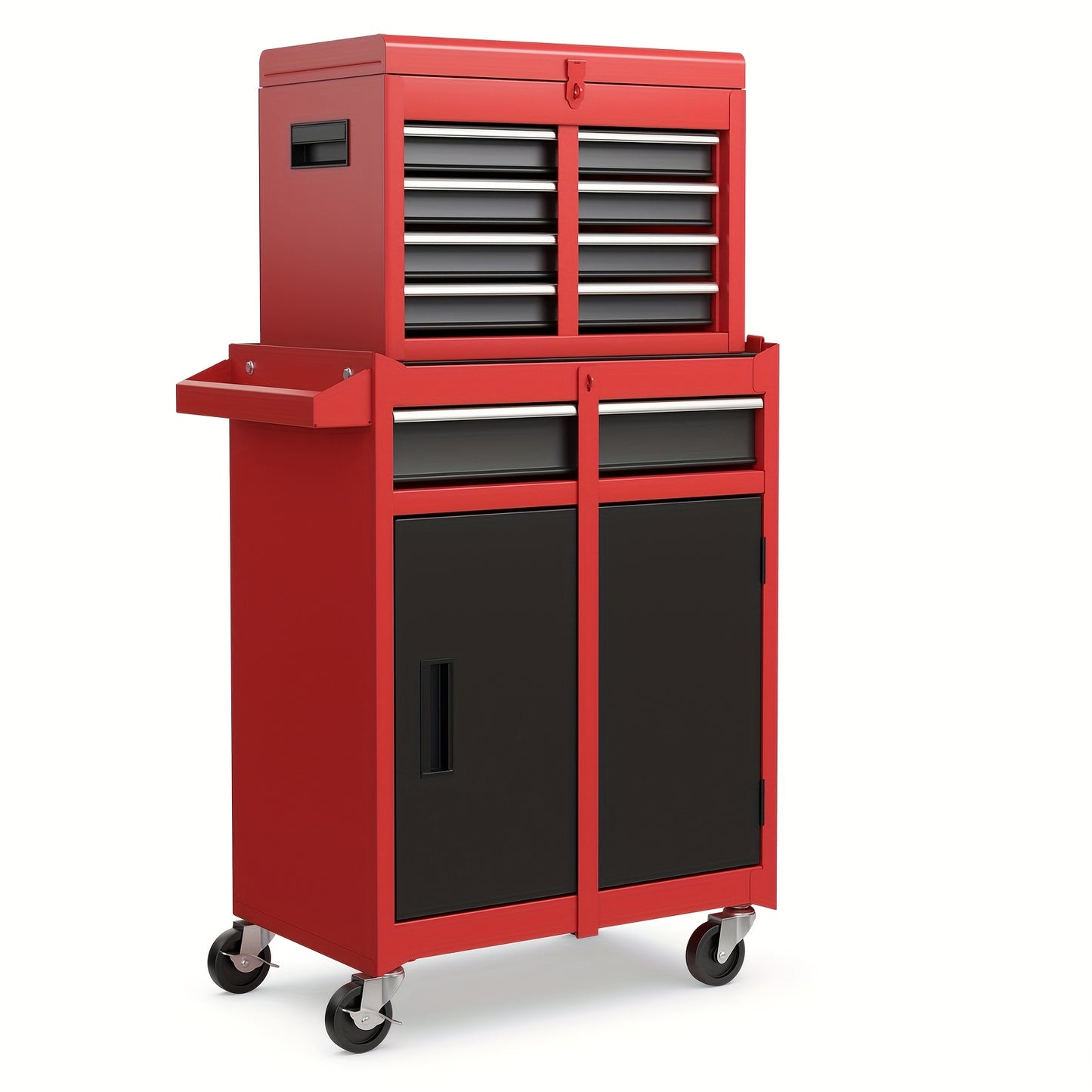 Gereedschapskist – Gereedschapswagen – Opberger – Werkplaatskast – Mobiele Toolbox – 5 Lades – Vergrendelbare Wielen – Metalen Duurzame Constructie