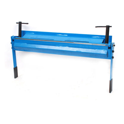 Handmatige Plaatbuigmachine – Plaatbuiger – Metaalbender – Vouwmachine – Werkbank Bender – Blauw – Max Werkbreedte 630mm – Instelbare Buighoek 0-120°
