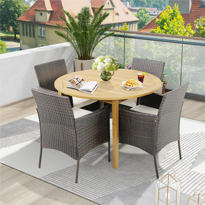 Tuinstoelen – Tuinmeubels – Balkonstoelen – Verstelbare Stoelen – Met Kussen – PE Rattan – Metalen Frame – Ergonomisch Design