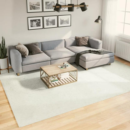 Vloerkleed – Tapijt – Karpet – Mat – Kleed – Crème Kortpolig – Antislip – Machinewasbaar – 240x340 cm – Polyester