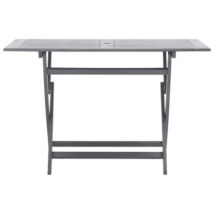 Vidaxl 5/7X Solid Acacia Wooden Garden Set Grey Terrace Set With/Without Armrest