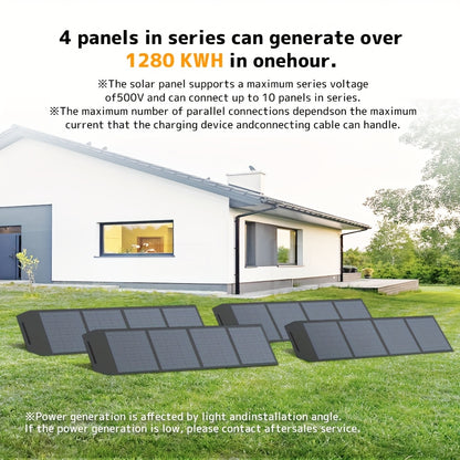 Zonnepaneel – Solar Panel – Opvouwbaar Paneel – Draagbaar Zonnepaneel – Monokristallijn Zonnepaneel – 300W Vermogen – Hoog Rendement 22,5%