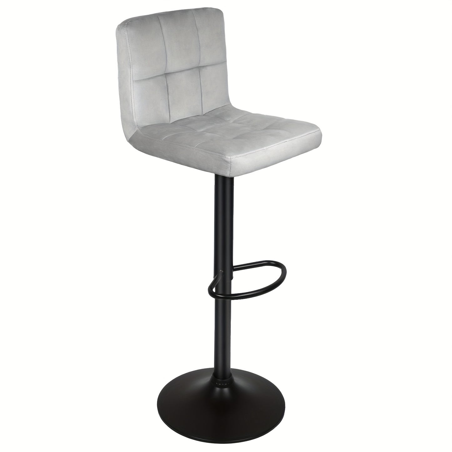 Barkrukken – Barstoelen – Krukken – Keukenstoelen – Barkruk Set – Velvet Bekleding – Draaibaar & Verstelbaar – Ergonomische Rugleuning