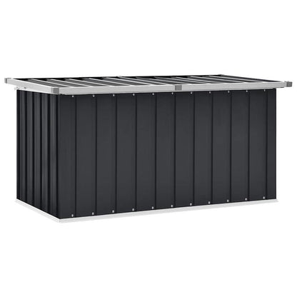 Grote Tuinopslagbox – Tuinkist – Opbergbox – Buitenkist – Tuinbak – Antraciet – Stevig Gegalvaniseerd Staal – Weerbestendig & Ruim 129x67x65 cm