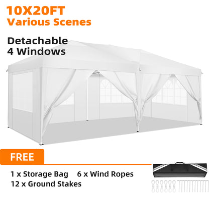 Pop-up Partytent – Vouwtent – Zonnetent – Evenemententent – Partytent 3x6 Meter Zwart – Waterdicht Materiaal – UPF 50+ Zonbescherming