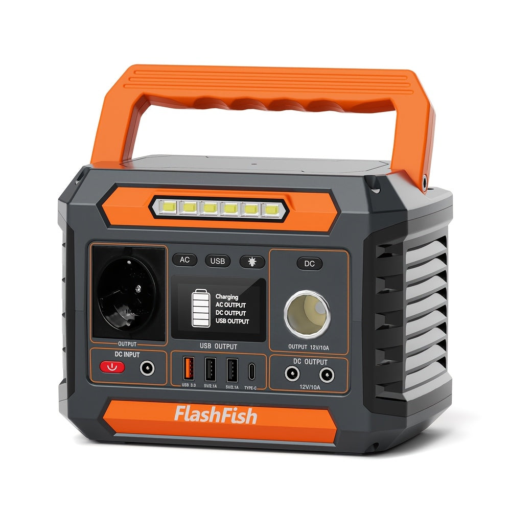 Draagbare Powerstation – Mobiele Generator – Camping Accu – Outdoor Stroomvoorziening – Powerbank – 300W AC Uitgang – Lichtgewicht 222Wh Lithium-ion Batterij