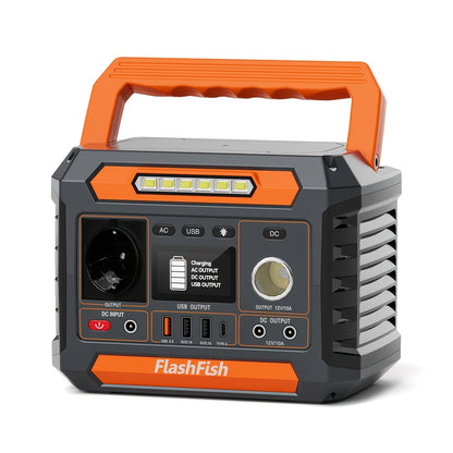 Draagbare Powerstation – Mobiele Generator – Camping Accu – Outdoor Stroomvoorziening – Powerbank – 300W AC Uitgang – Lichtgewicht 222Wh Lithium-ion Batterij