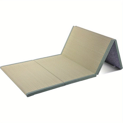 Turnmat – Gymnastiekmat – Vloermat – Opvouwbare Mat – Tatamimat – Natuurlijke Grasvezels – Comfortabel & 200x100x3,5 cm