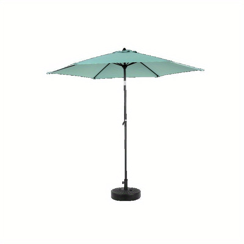 Large Rectangular Double Sided Outdoor Umbrella with Crank, Light Green Patio Garden Cantilever Umbrella, Durable Metal Frame and Waterproof Fabric for Deck Poolside Backyard Shade