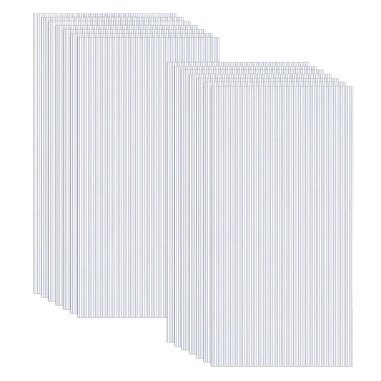 Polycarbonaatplaat – Kunststofplaat – Kasplaat – Dubbelwandig – Kanaalplaat – Transparant – UV-bestendig – 4 mm dik – 605 x 1210 mm – 700 g/m²