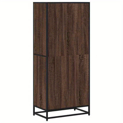 Bookshelf 60X35X139 Cm Made of Treated Wood in Brown Oak Color. Vertical Shelves, Sturdy And Durable, Attractive, Ample Storage Space, Smooth Surface, Moisture-Resistant, Warp-Resistant, And Split-Resistant, Suitable for Offi