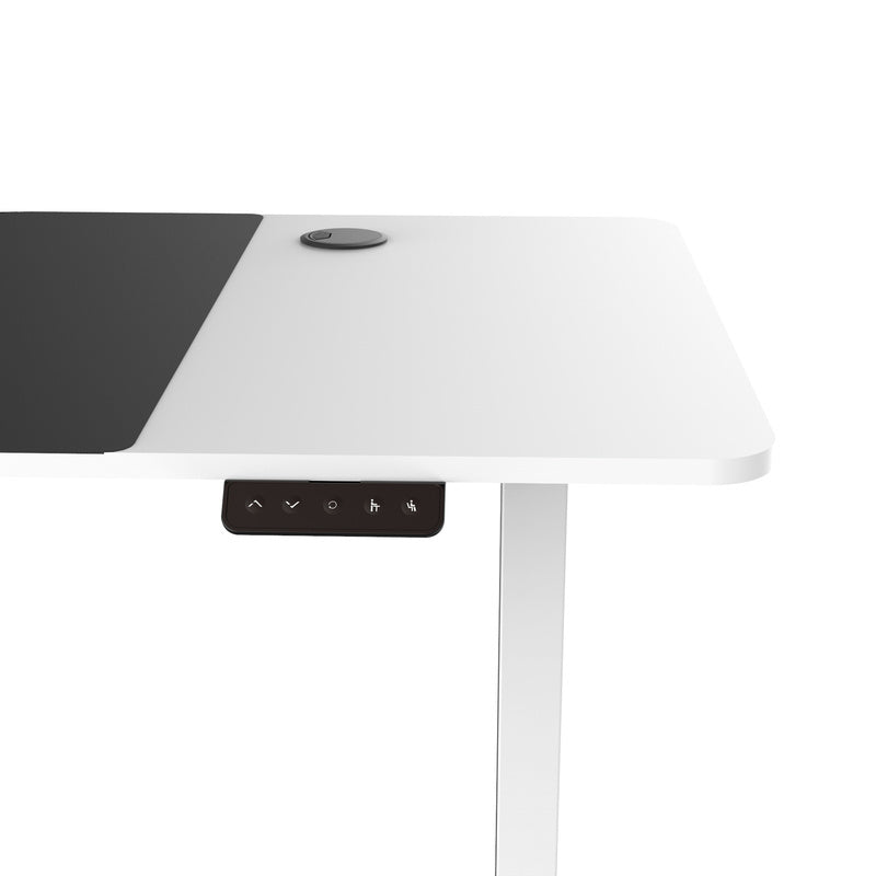 Verstelbaar Bureau – Zit-Sta Bureau – Hoogte Verstelbaar Bureau – Bureau Met Wieltjes – Elektrisch Verstelbaar – 120x60 cm Tafelblad – Met Geheugenfunctie