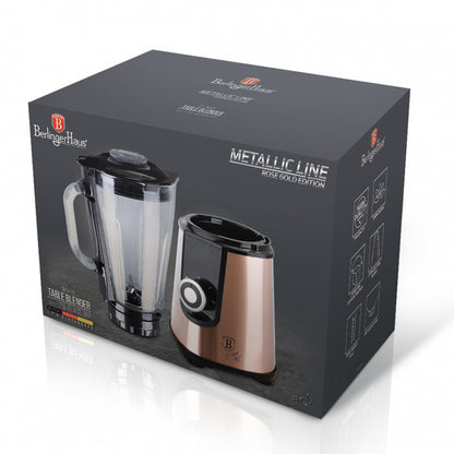 Blender – Smoothiemaker – Keukenmachine – Mixapparaat – Staafmixer – 1000 Watt Vermogen – 1,5 Liter Glazen Kan